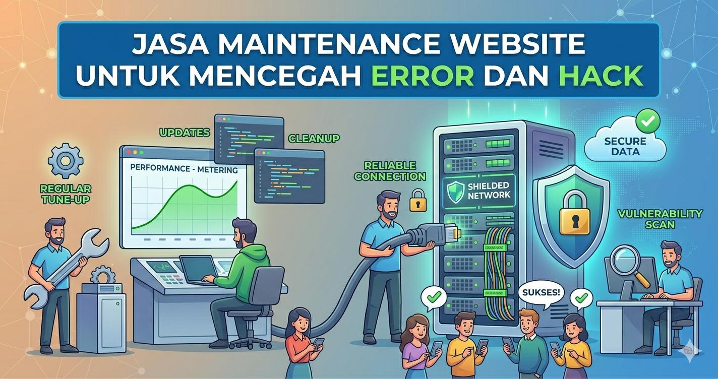 Jasa Maintenance Website untuk Mencegah Error dan Hack
